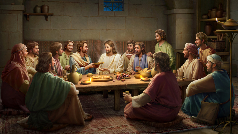 예수가 부활하여 제자들과 떡을 먹다,예수 부활,