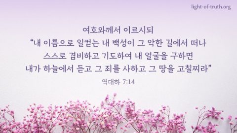 역대 하 7 장 14 절